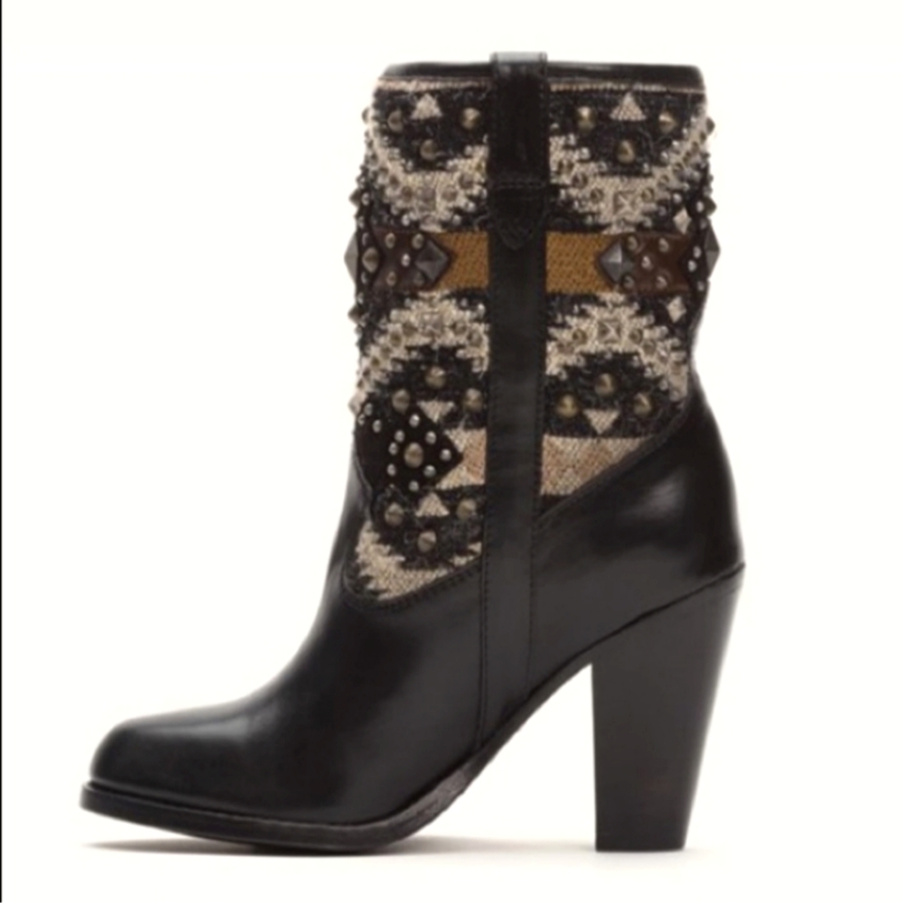 Frye Navajo Jenny Studded Heeled Boots - Picture 10 of 16